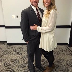 Tan long sleeve dress